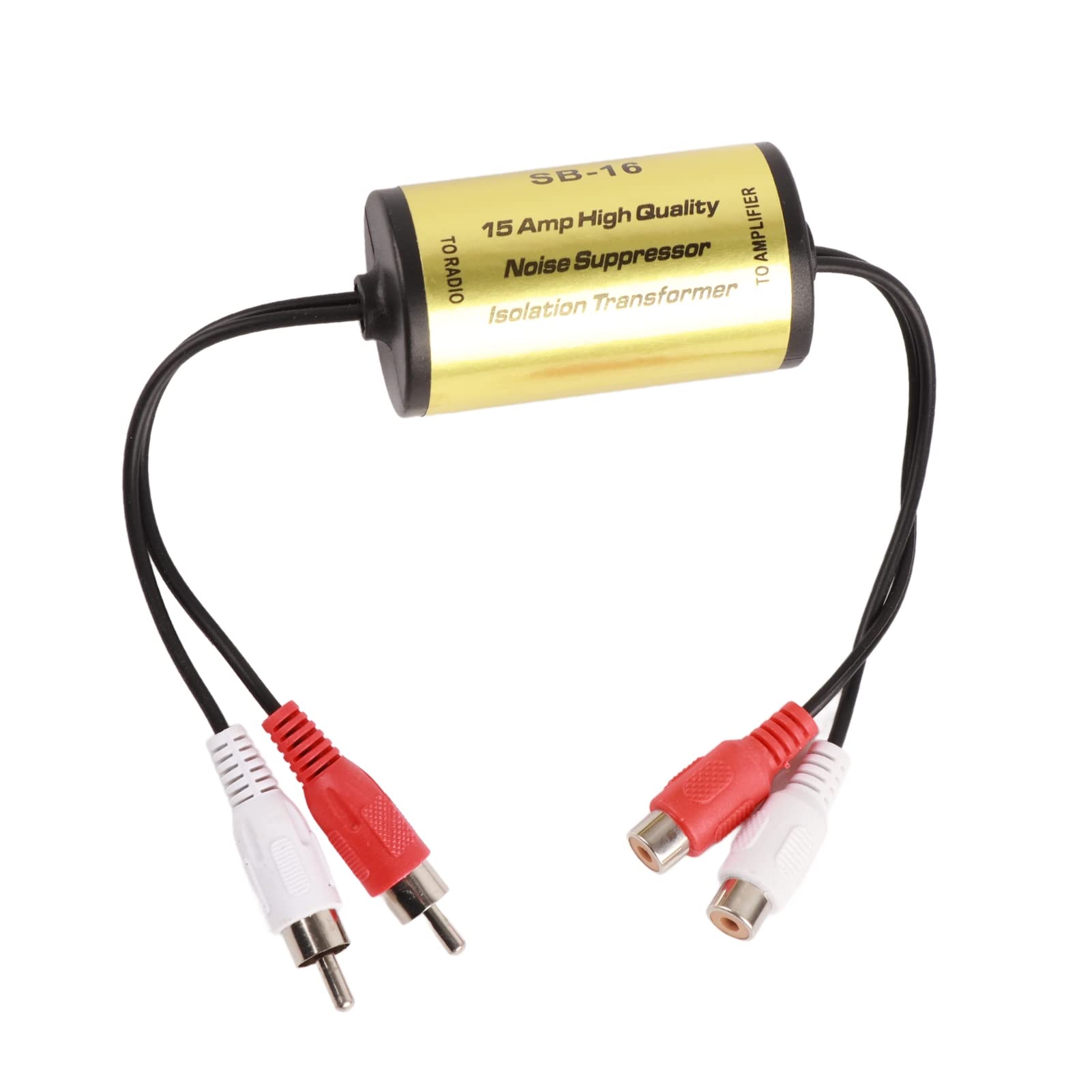 15A -Rauschunterdrückungsor -Stereo -Anti -Interferenz -Audioverstärker -Filter -Erdschleifen -Rausch -Isolator, Verbessert das Funksignal und Reduziert das Rauschen, Ein 15A -Rauschunterdrückungsor -Stereo -Anti -Interferenz -Audioverstärker -Filter -Erdschleifen -Rausch -Isolator, Verbessert das Funksignal und Reduziert das Rauschen, Ein von Sunydog