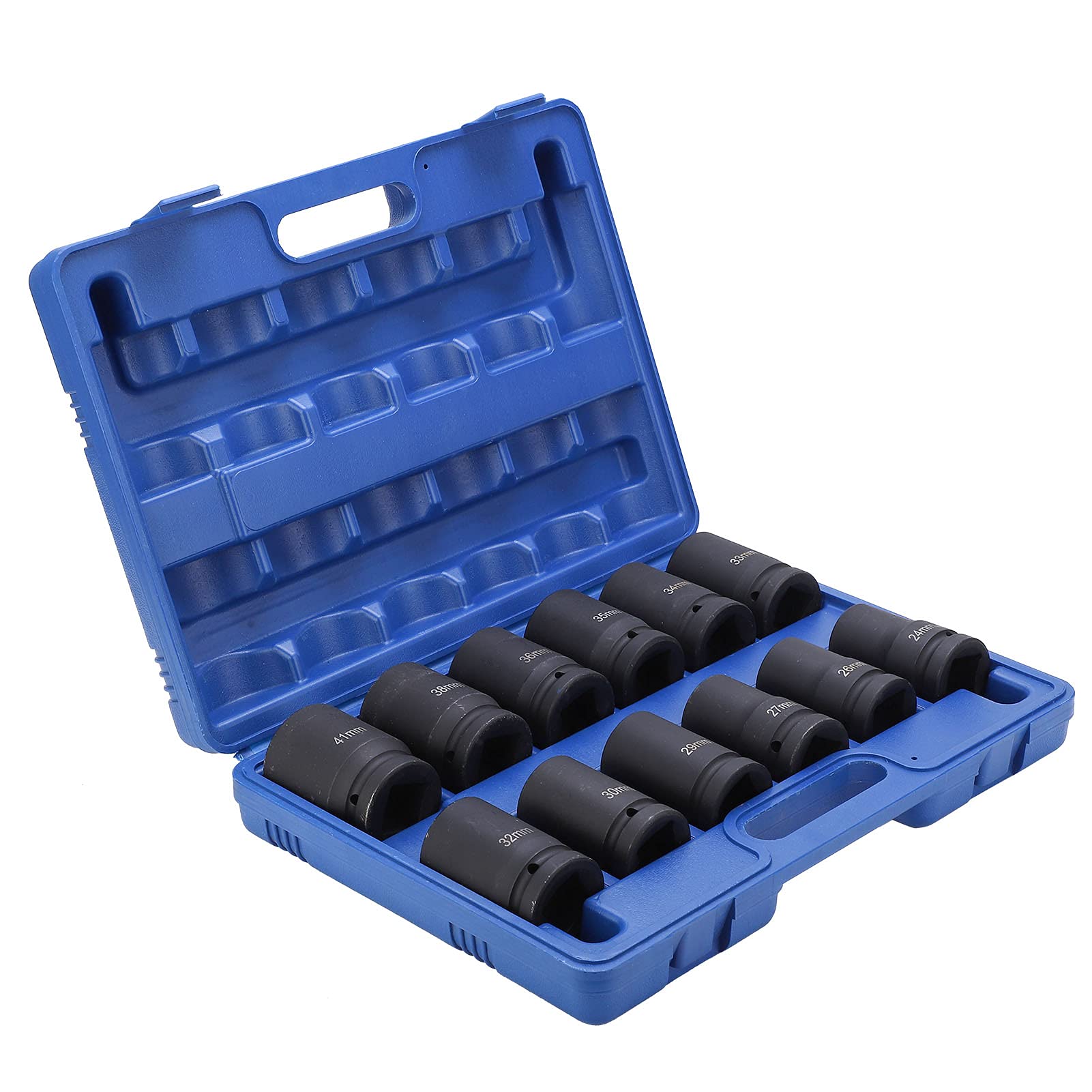 24 Mm, 26 Mm, 27 Mm, 29 Mm, 30 Mm, 32 Mm, 33 Mm, 34 Mm, 35 Mm, 36 Mm, 38 Mm, 41 Mm Antriebs -Aufprall -Steckdose, 12 Prozent, Hohe Festigkeit, Tragbare Lagerbox, Professionelle 24 Mm, 26 Mm, 27 Mm, 29 Mm, 30 Mm, 32 Mm, 33 Mm, 34 Mm, 35 Mm, 36 Mm, 38 Mm, 41 Mm Antriebs -Aufprall -Steckdose, 12 Prozent, Hohe Festigkeit, Tragbare Lagerbox, Professionelle von Sunydog