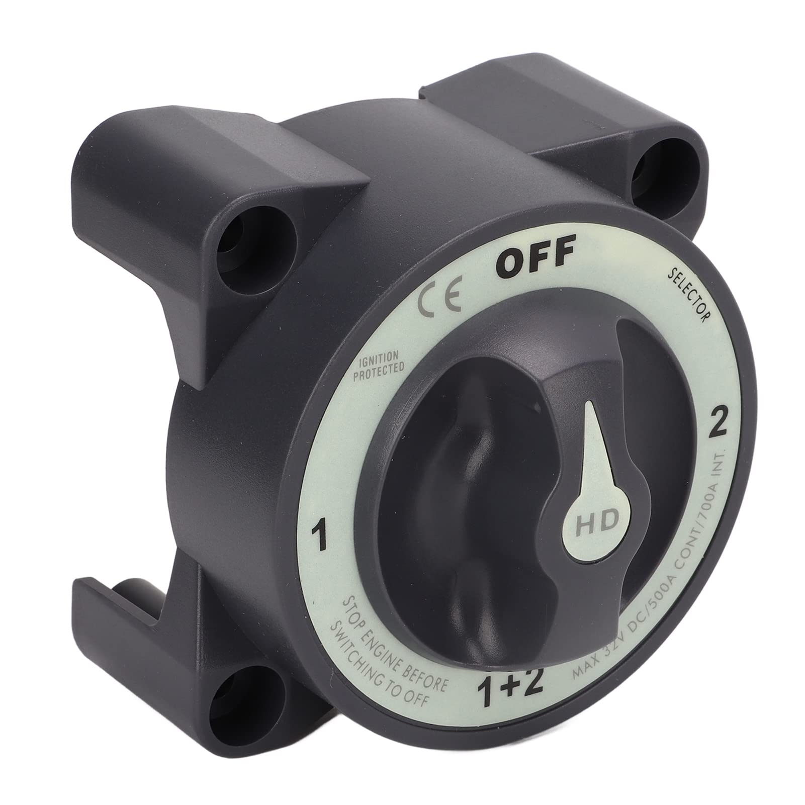 500A Marine Battery Cut Off Switch Schwerleistungs -Batterieschalter, Premium -ABS -Material mit Make vor Break -, IP66 Wasserdicht, für Wohnmobile oder Boot Geeignet, Ideal für 500A Marine Battery Cut Off Switch Schwerleistungs -Batterieschalter, Premium -ABS -Material mit Make vor Break -, IP66 Wasserdicht, für Wohnmobile oder Boot Geeignet, Ideal für von Sunydog