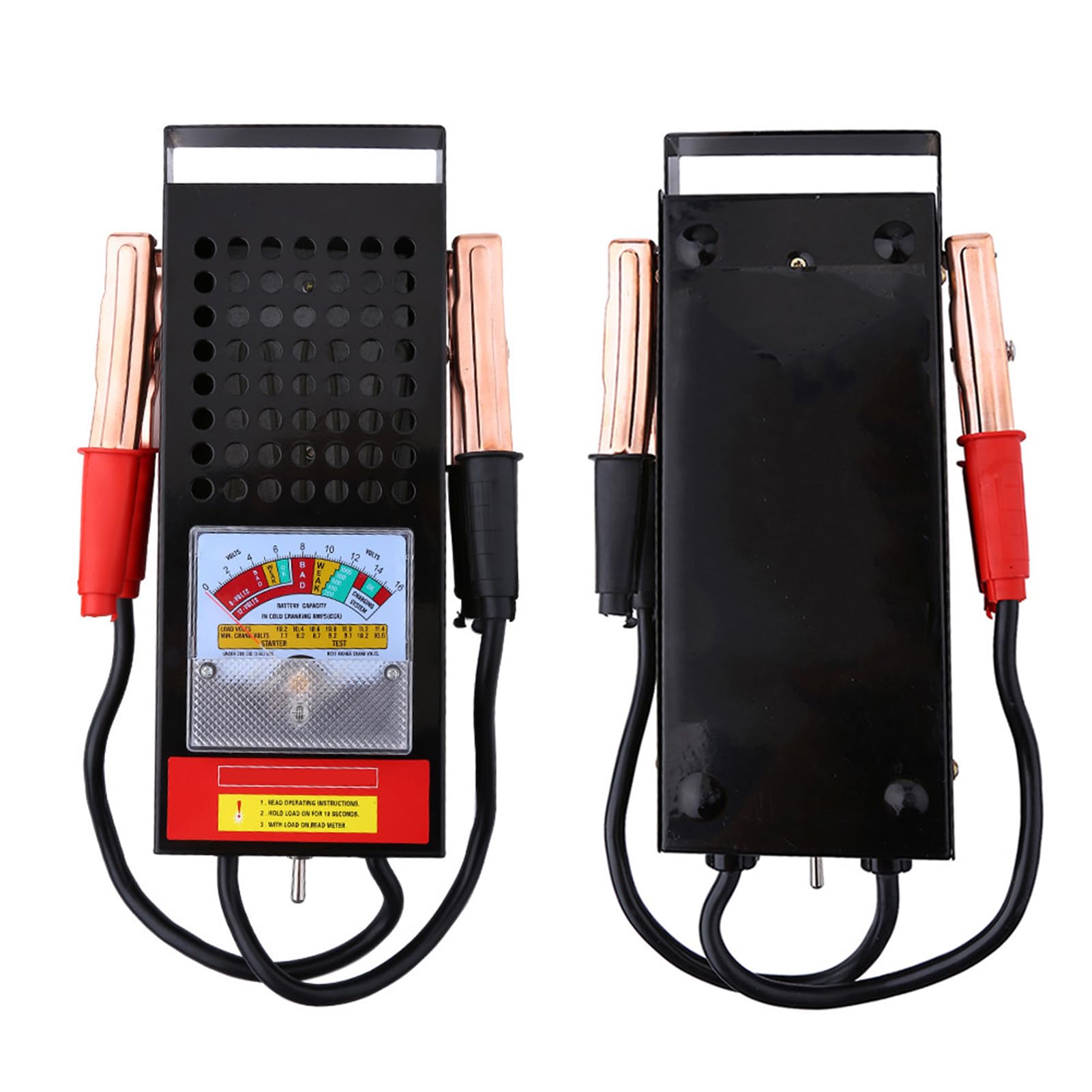 Batterie Tester 6V-12V Auto-Van Auto-Load-Drop-System-Analysator, 100Ampere Lade Werkzeug mit Farb Codierten Voltmeter, Geeignet für Blei-Säure-Batterien, Edelstahl Gehäuse, Batterie Tester 6V-12V Auto-Van Auto-Load-Drop-System-Analysator, 100Ampere Lade Werkzeug mit Farb Codierten Voltmeter, Geeignet für Blei-Säure-Batterien, Edelstahl Gehäuse, von Sunydog