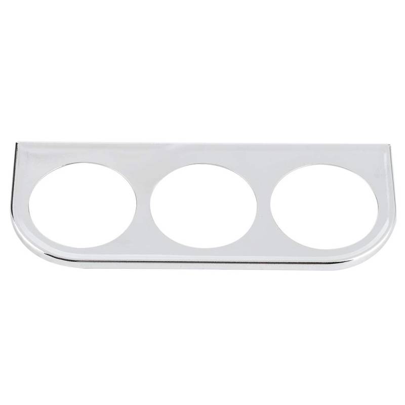 Bügelner 3-Loch-Messhalter für das Auto-Armaturenbrettmessgerät, Hält 52 Mm-Messgeräte Wie EGT-Messgerät, Turbomesser, Spannungsmesser, Drehzahlmesser, Präzises Design, S (Silber) von Sunydog