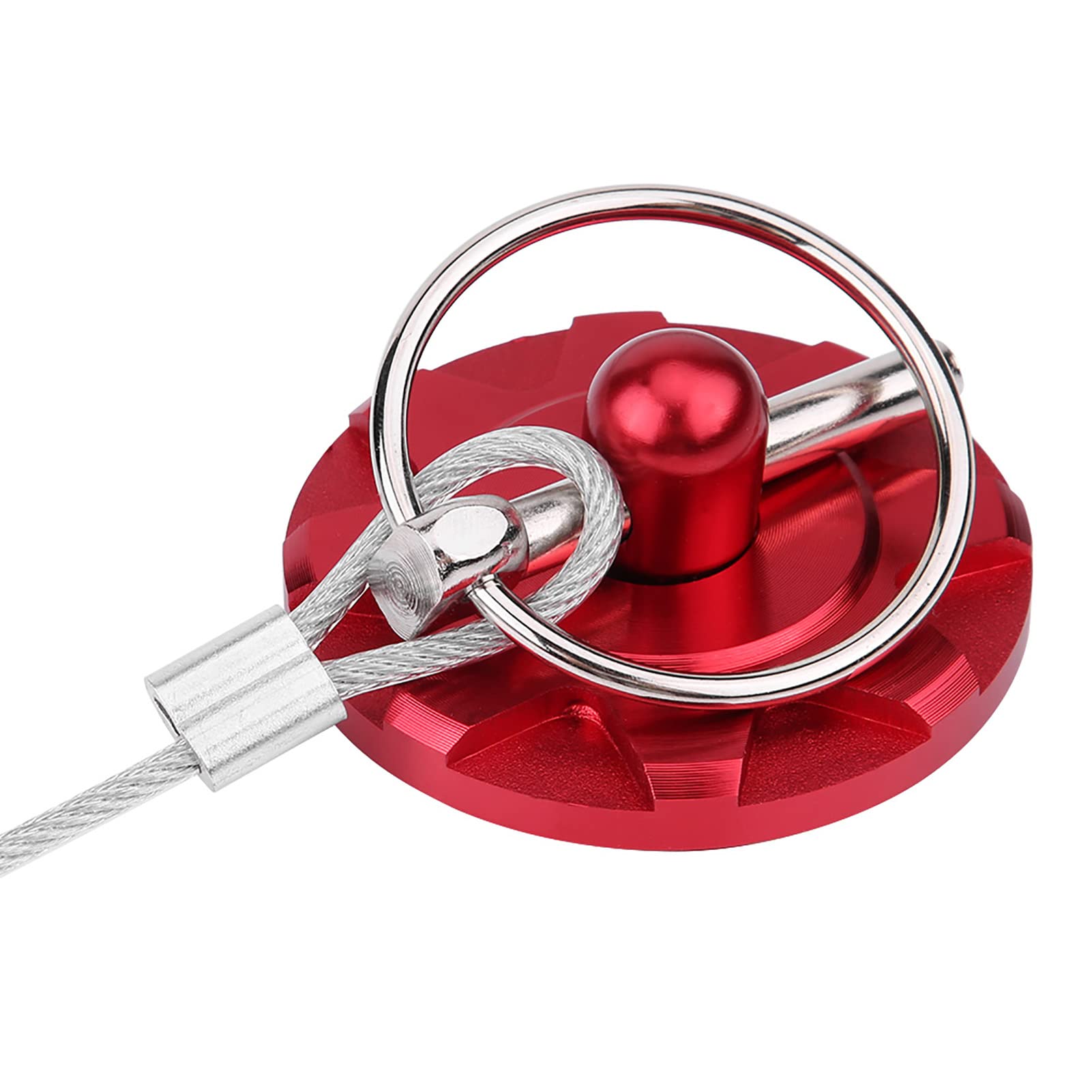 CNC Bearbeitete Aluminium -Leichtmetall -Kapuze -Pin -Lock -Kit, Universelle Ausstattung, Einfache Installation für Autorennen, Farbenfrohes Erscheinungsbild mit Komplettem (Rot) von Sunydog