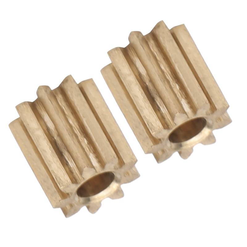 Duplo Intelli Lok Modul 0,5 9 Zähneantriebsgetriebe, Messingersatz für 9 Zähne mit Bohrung 1,95 Mm für Höhe 5 Mm und Breite 5,5 Mm, Hochwertiges Material, Bessere von Sunydog