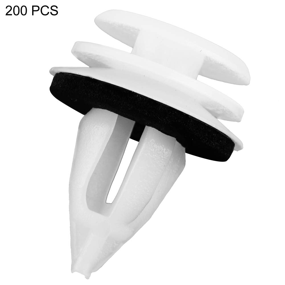 Türverkleidungsnietenclips, 20 Stück 51418224768, Weißer Befestigungshalter für Mini, aus Hochwertigem Kunststoff, Einfache Installation und Demontage, Praktisch und Bequem Türverkleidungsnietenclips, 20 Stück 51418224768, Weißer Befestigungshalter für Mini, aus Hochwertigem Kunststoff, Einfache Installation und Demontage, Praktisch und Bequem von Sunydog