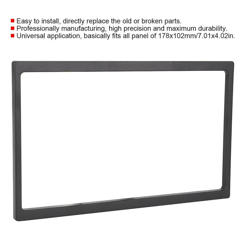 Universal 2 Din 7in Dicke Autofaszie Dash Mount DVD Navigation Audio -Rahmen mit Einfacher Installation für 178x102mm von Sunydog