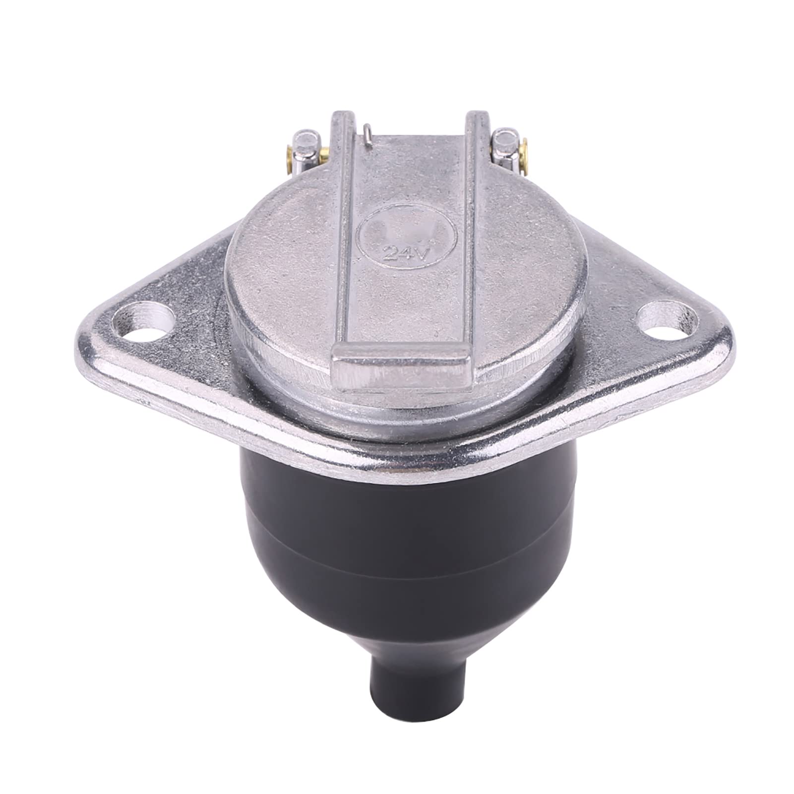 Universal 24V 7 Pin Anhänger Stecker Stecker, Metall und Gummi, Sichere Verbindung für Sichereres Fahren. Robust und zuverlässig. Geeignet für Nutzfahrzeug, Sattelzug und Universal 24V 7 Pin Anhänger Stecker Stecker, Metall und Gummi, Sichere Verbindung für Sichereres Fahren. Robust und zuverlässig. Geeignet für Nutzfahrzeug, Sattelzug und von Sunydog