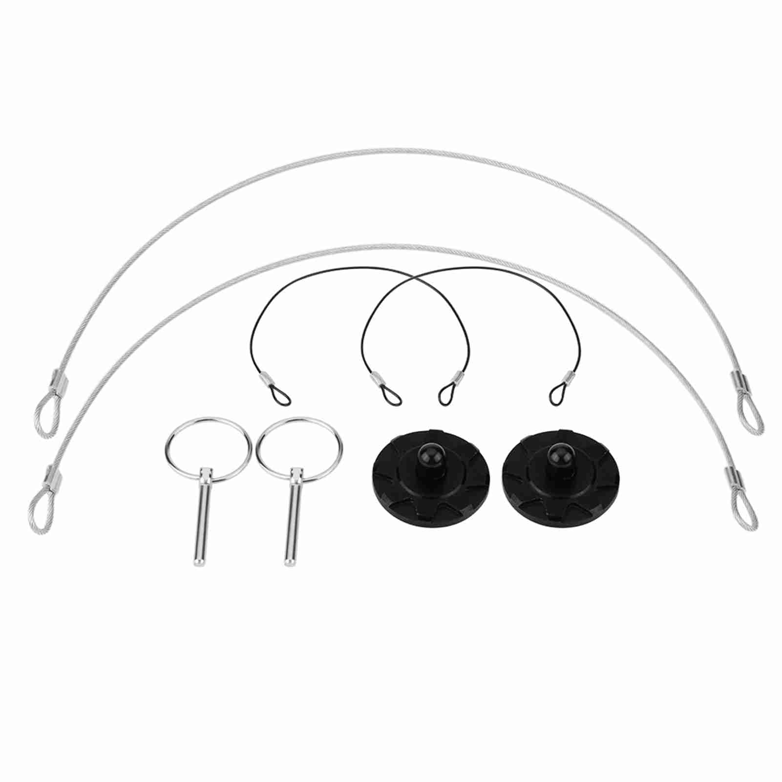 Universal CNC Billet Aluminium Racing Bonnet Hood Pin Latch Lock-Kit, Schnell zu Sperren und Freizuschalten, Ihr Auto mit Selbstklebendem Klebeband für Rennbedingungen zu (Schwarz) von Sunydog