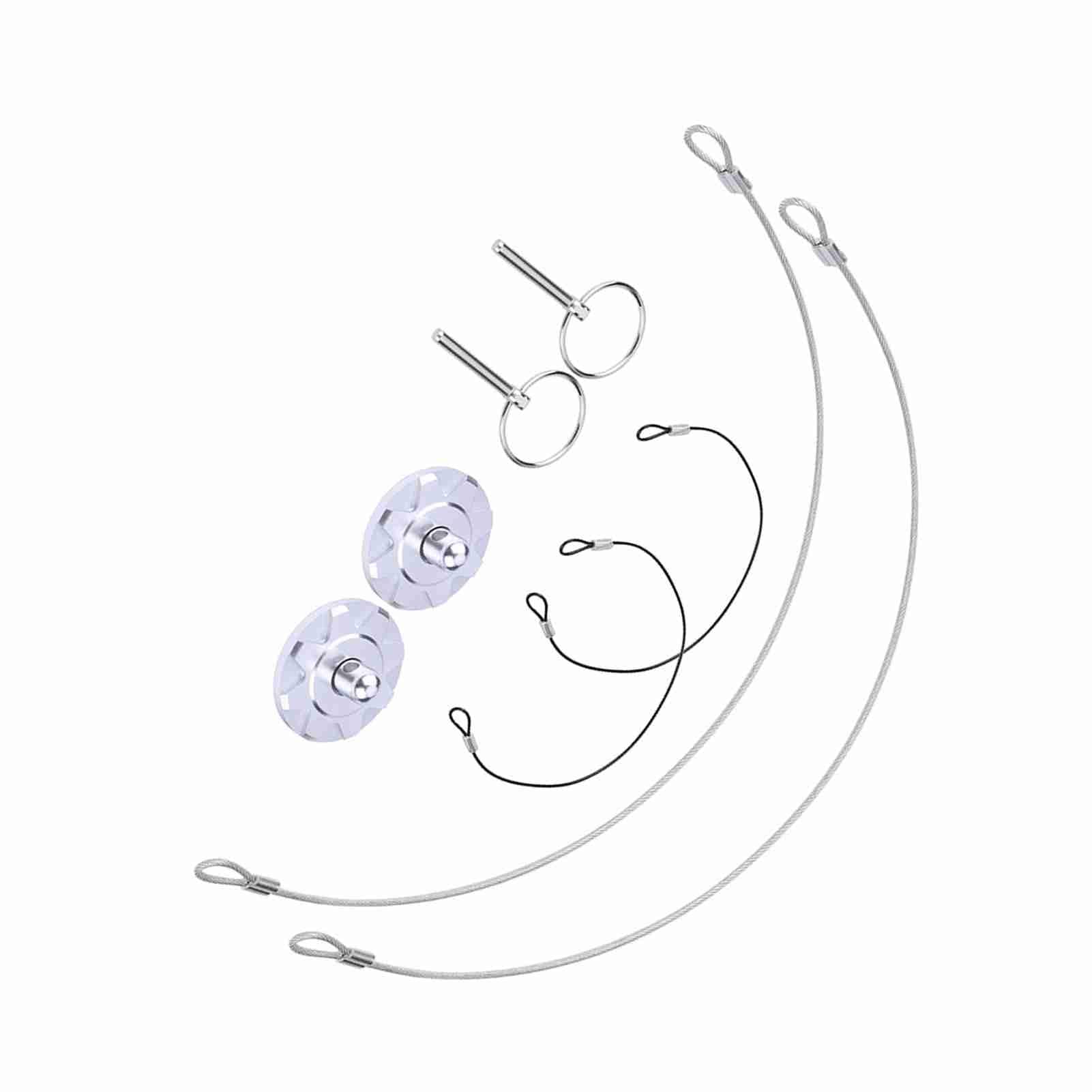 Universal CNC Billet Aluminium Racing Bonnet Hood Pin Latch Lock-Kit, Schnell zu Sperren und Freizuschalten, Ihr Auto mit Selbstklebendem Klebeband für Rennbedingungen zu (Silber) von Sunydog