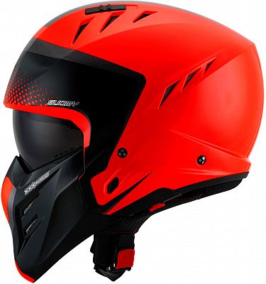 Suomy Armor Crew, Modularhelm - Matt Schwarz/Neon-Orange - XL von Suomy