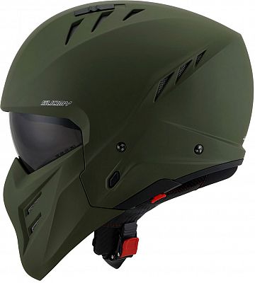 Suomy Armor Plain, Modularhelm - Matt-Dunkelgrün - XS von Suomy