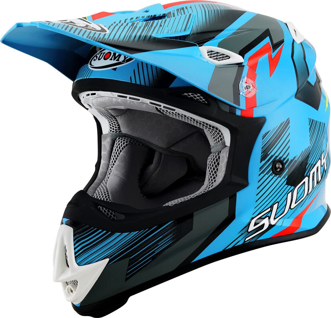 Suomy CASCO MR JUMP UNLEASHED LIGHT BLUE/YELLOW - M von Suomy