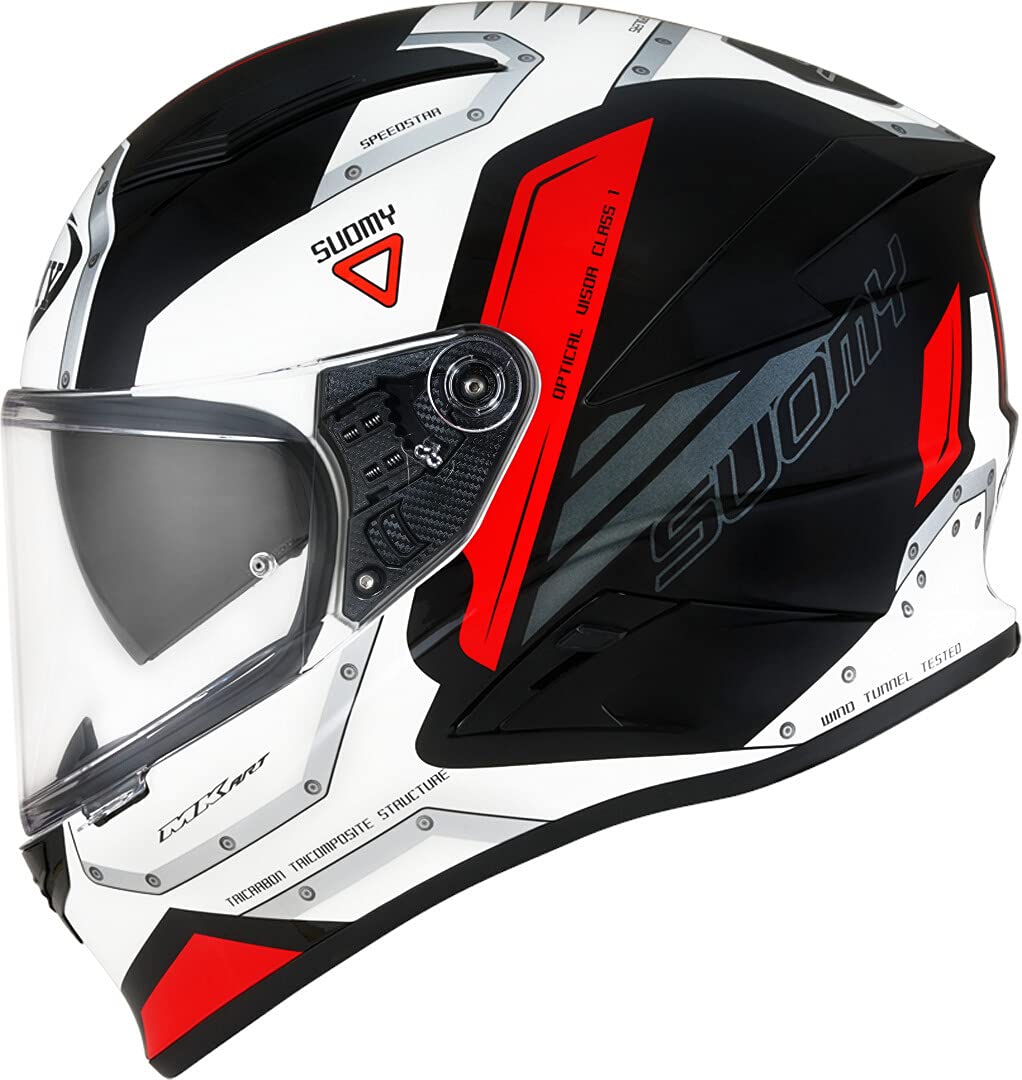 Suomy CASCO SPEEDSTAR AIRPLANE WHITE/RED - XS von Suomy