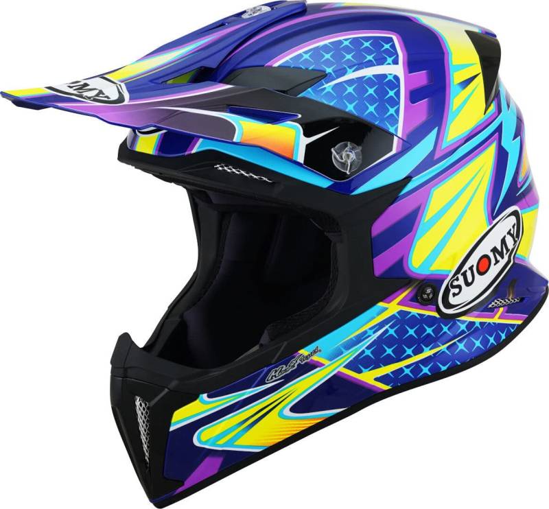 Suomy CASCO X-WING DUEL LIGHT BLUE/PINK - 2XL von Suomy