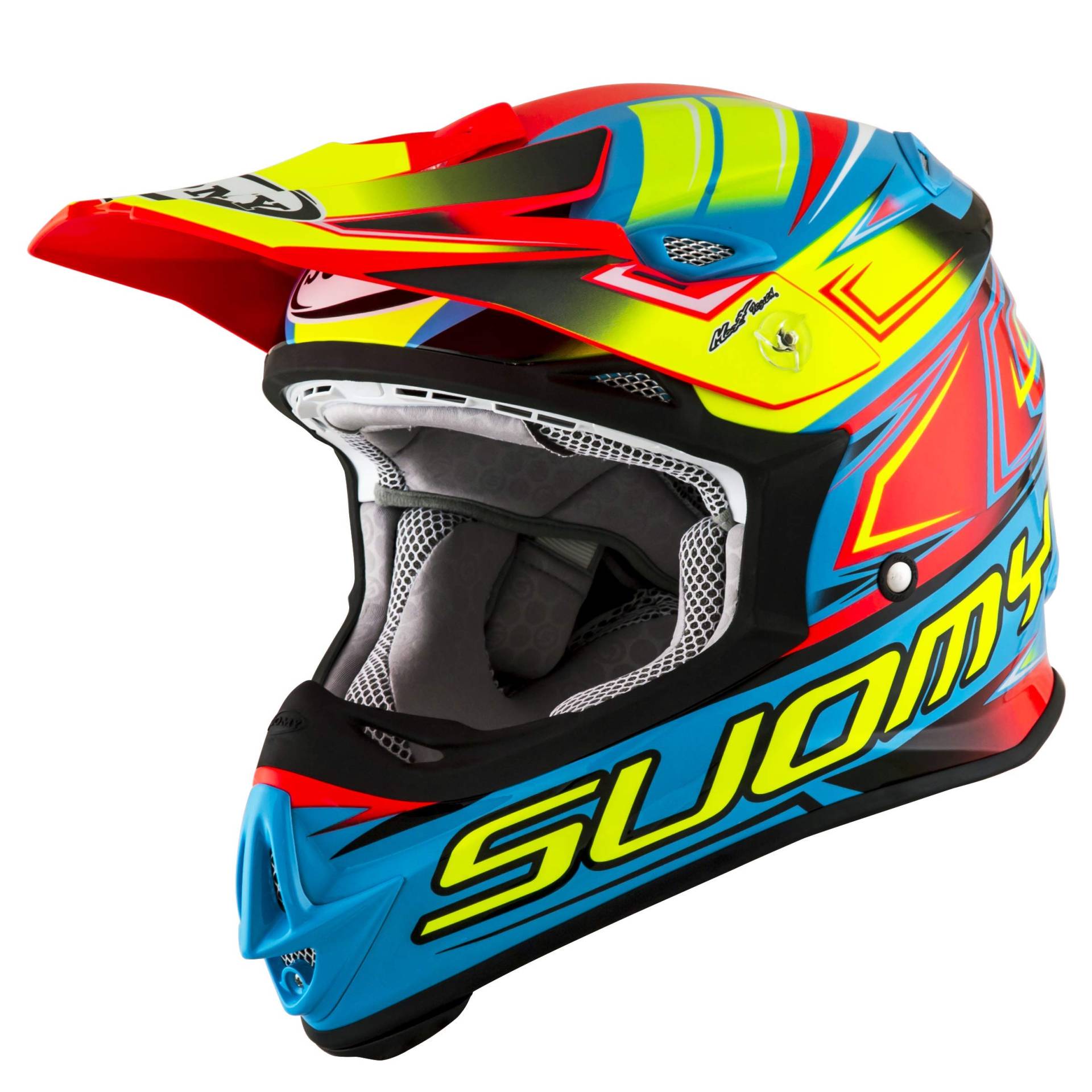 Suomy Helm Mr Jump Start, Cyan/Fuchsia, L von Suomy