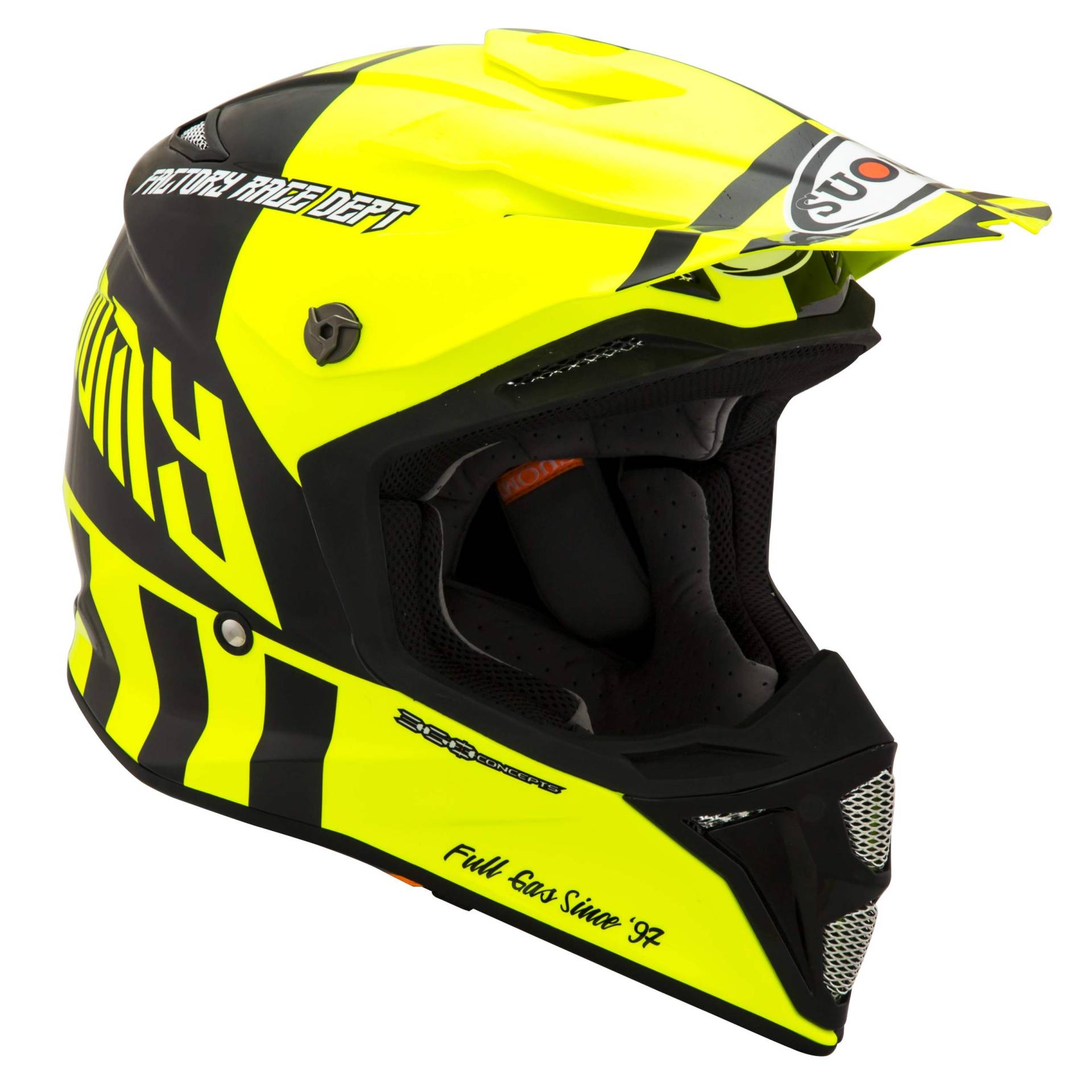 Suomy Mx Speed Full Gas Helm, Gelb Fluo, 2XL von Suomy