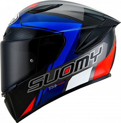 Suomy TX-Pro Glam Carbon, Integralhelm - Blau/Schwarz/Rot/Weiß - XL von Suomy