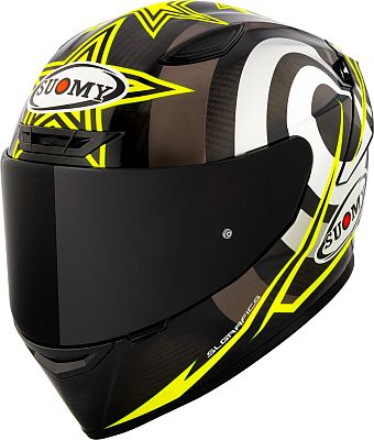 Suomy TX-Pro Neil Hodgson, Integralhelm - Schwarz/Grau/Weiß/Neon-Gelb - XXL von Suomy