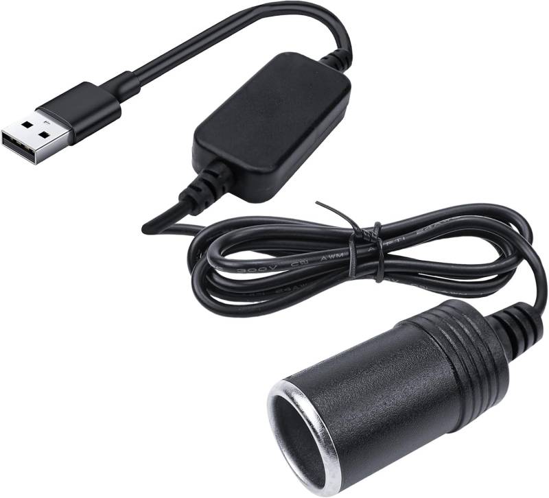 5V USB A Stecker auf 12V Zigarettenanzünder Weiblich Konverter von Supecesorio