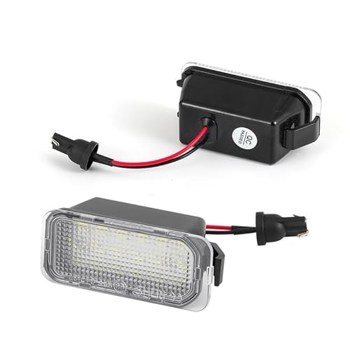 Supecesorio 2 Stück LED Kennzeichenbeleuchtung, Kennzeichenleuchten, Ultra Weiß, für F-ord Fiesta, Focus, C-Max, Mondeo, Galaxy, S-Max, Kuga, J-Aguar XJ XF Supecesorio 2 Stück LED Kennzeichenbeleuchtung, Kennzeichenleuchten, Ultra Weiß, für F-ord Fiesta, Focus, C-Max, Mondeo, Galaxy, S-Max, Kuga, J-Aguar XJ XF von Supecesorio