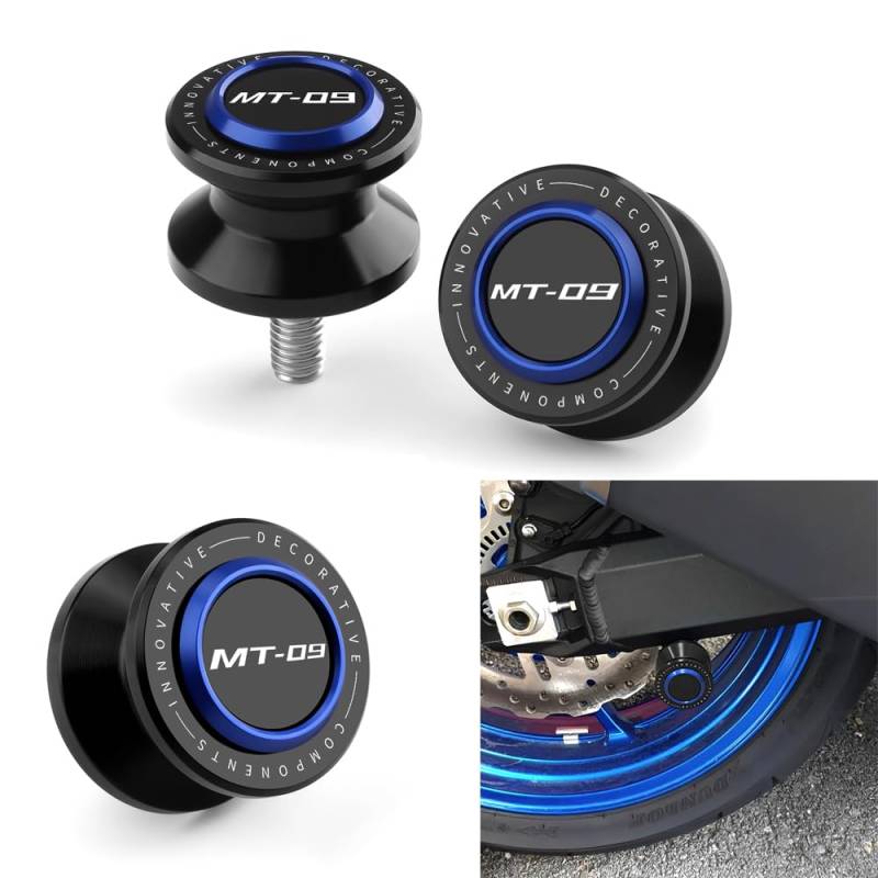 6MM Montageständer Schwingen Fit MT09 2022 2023 2024 2025 All Year | MT-09 Schwingenschut MT 09 Ständeraufnahme MT09 Hinterer Rahmenständer Swingarm Spools Accessories BE von Super Vici