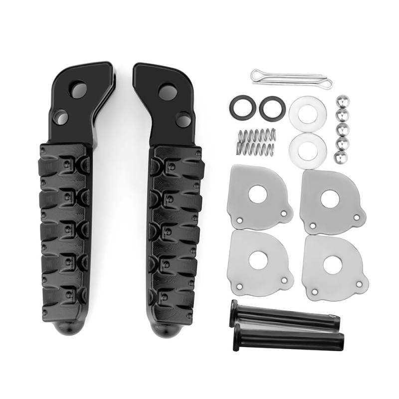 Motorrad Fußrasten Beifahrerfußstütze, passend für DUKE 125 250 200 390 | duke390 duke125 2024 Fußrastenablage, Zubehör, Rear, Black von Super Vici