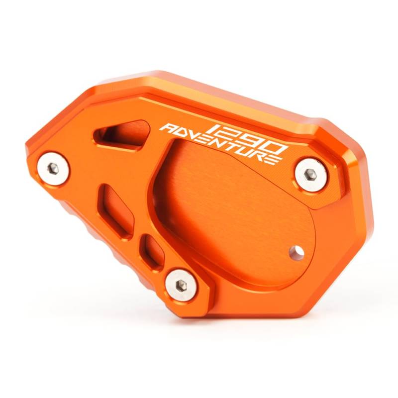 Motorrad Seitenständer Fit For 1290 Adventure 2014 2015 2016 | 1290 Adventure R | S | T 2016-2020 2021 2022 2023 Ständer Platte Passt Kickstand Side Stand 1290 Accessories Orange von Super Vici