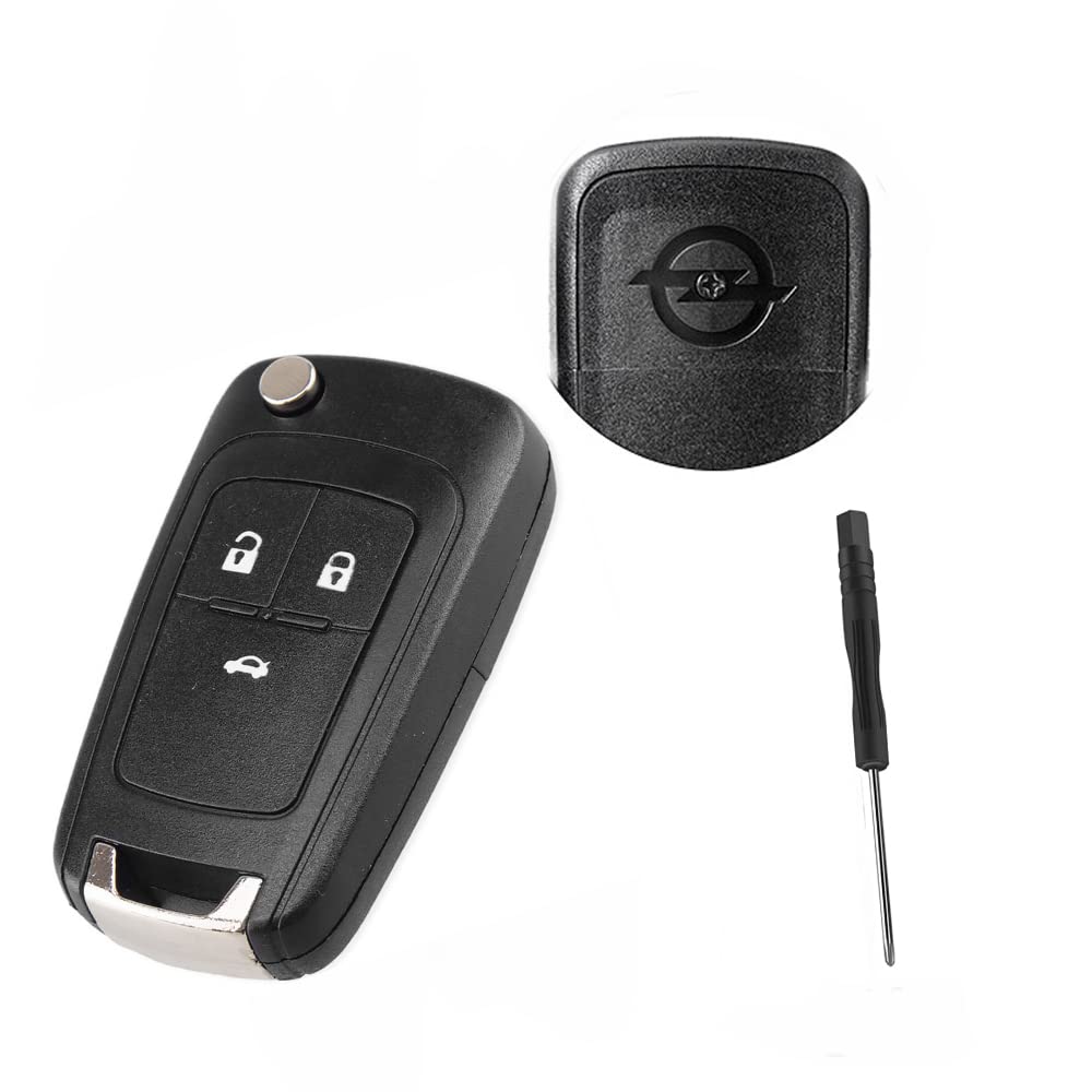 3 Taste Fit für Buick OPEL Vauxhall Zafira Astra Insignia Holden Fernbedienung Autoschlüssel Shell Fob Abdeckung Fall Flip HU100 Klinge 3 Taste Fit für Buick OPEL Vauxhall Zafira Astra Insignia Holden Fernbedienung Autoschlüssel Shell Fob Abdeckung Fall Flip HU100 Klinge von Super1