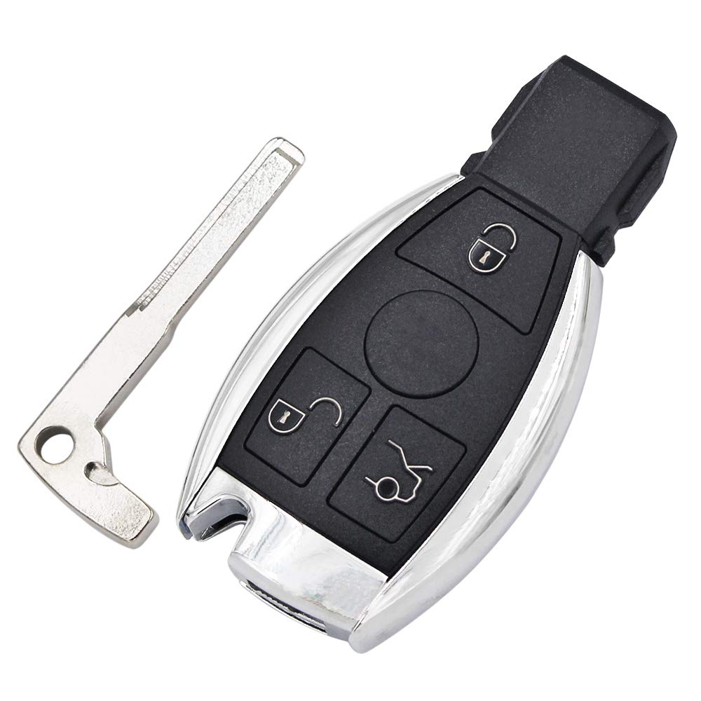 3-Tasten-Fernbedienung Autoschlüssel Funkschlüssel Car Key Shell Gehäuse Gehäuse für Mercedes für Benz A B C E S Klasse W203 W204 W205 W210 W211 W212 W221 W222 von Super1