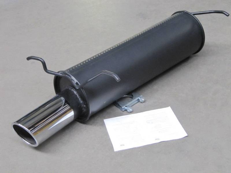 Citroen ZX Typ N21 Black Edition Sportauspuff Endschalldämpfer Auspuff 1x90mm mit ABE/EG-Betriebserlaubnis von SUPERSPORT von SUPERSPORT