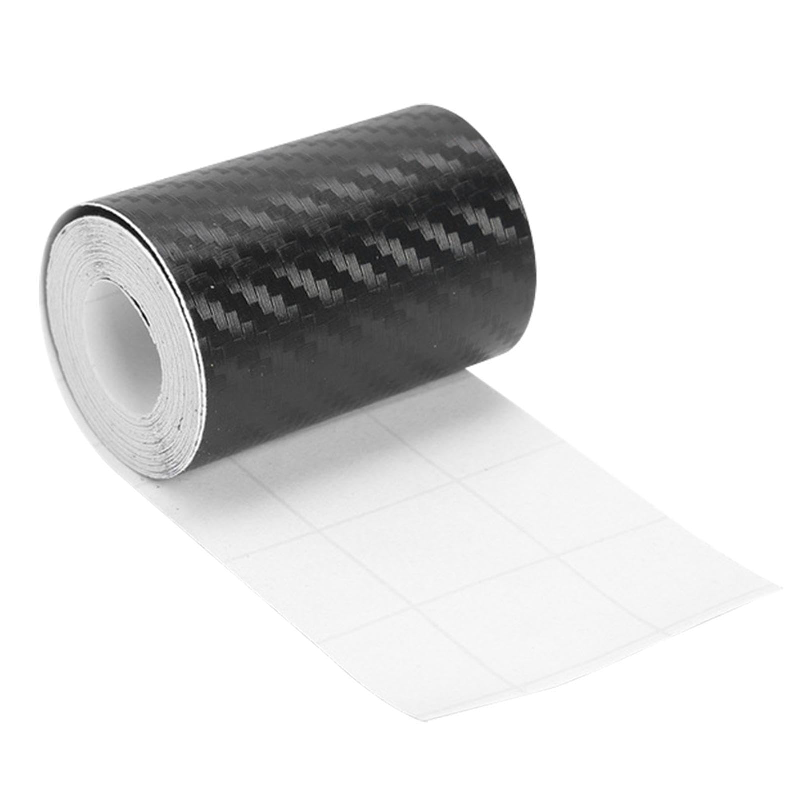 Suphyee Kohlefaser-Autoaufkleber - 3D Wrap Detailing Film - DIY 3D-Carbon-Autotürkantenschutz, schützender, kratzfester Aufkleber für Armaturenbrett, Stoßstange, Kofferraumdeckel von Suphyee