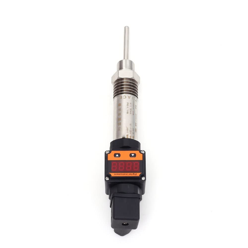 0-600 Celuis PT100 Sensormodul Temperatursensor 4-20mA M20x15 G1/2 1/2NPT Integrierter Temperatursender mit LED-Anzeige(0-600 G1l2 50MM) von Supkancl