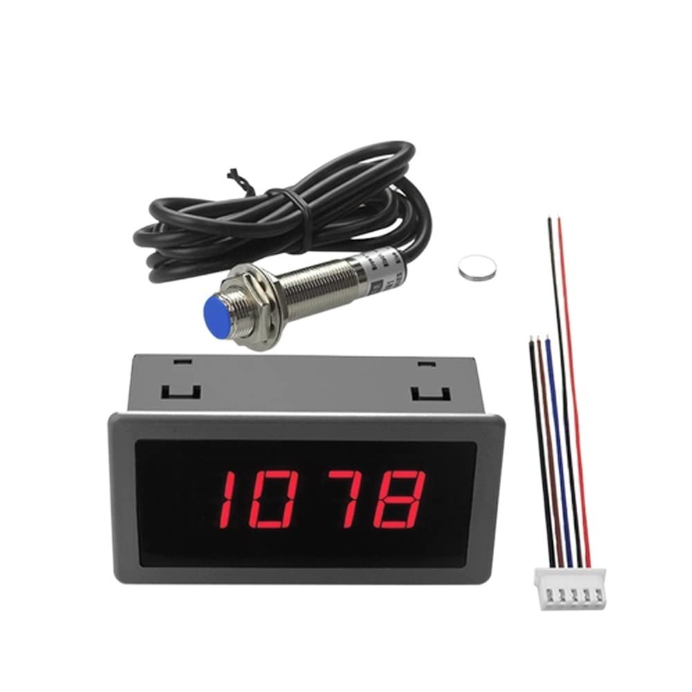 4Bit Digitalanzeige Tachometer Motortachometer Zähler Drehzahlmesser Drehzahlmesser Hallschalter Sensor 4Bit Digitalanzeige Tachometer Motortachometer Zähler Drehzahlmesser Drehzahlmesser Hallschalter Sensor von Supkancl