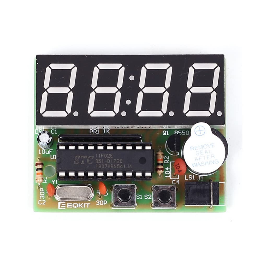 C51 Digital DIY Electronic Clock Kit Suite DIY Kit Six 6 Bits Elektronische Teile und Komponenten Eletronicos Digital Clock Timer(4 Bits) von Supkancl