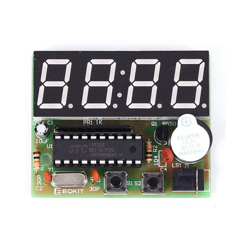 C51 Digital DIY Electronic Clock Kit Suite DIY Kit Six 6 Bits Elektronische Teile und Komponenten Eletronicos Digital Clock Timer(4 Bits) von Supkancl