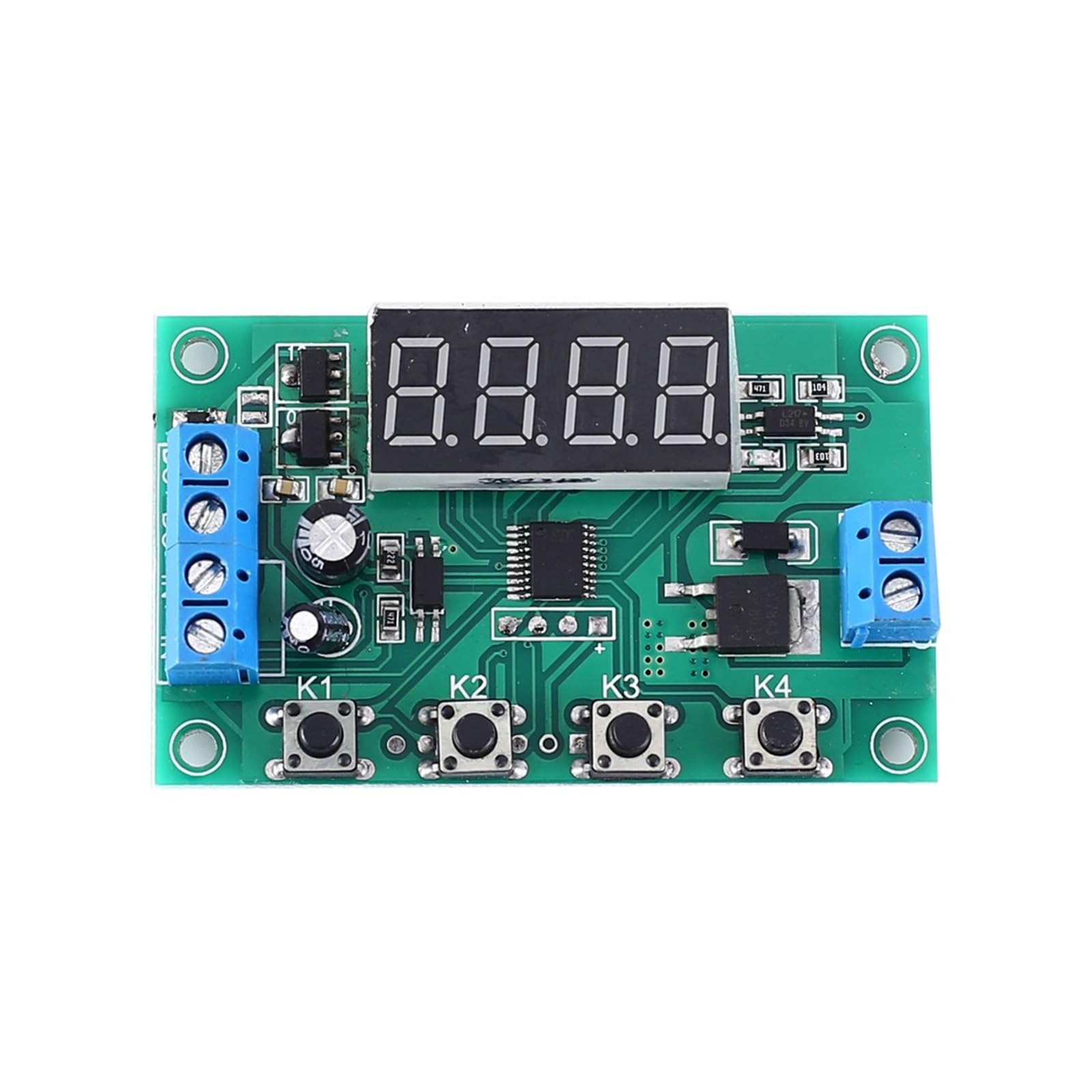 DC 12V 24V 10A MOS FET Triggerschalter Antriebsmodul LED Digitale Zeitverzögerung Triggerzyklus Timer Verzögerung DIY Timing Steuermodul(Only P-13 Function) von Supkancl