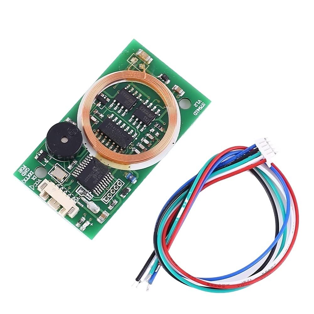 DC 5 V Doppelfrequenz 13,56 MHz 125 KHz Drahtloses RFID-IC-ID-Lesemodul mit Summer UART ISO14443A 7941D(UART(3pin)) von Supkancl