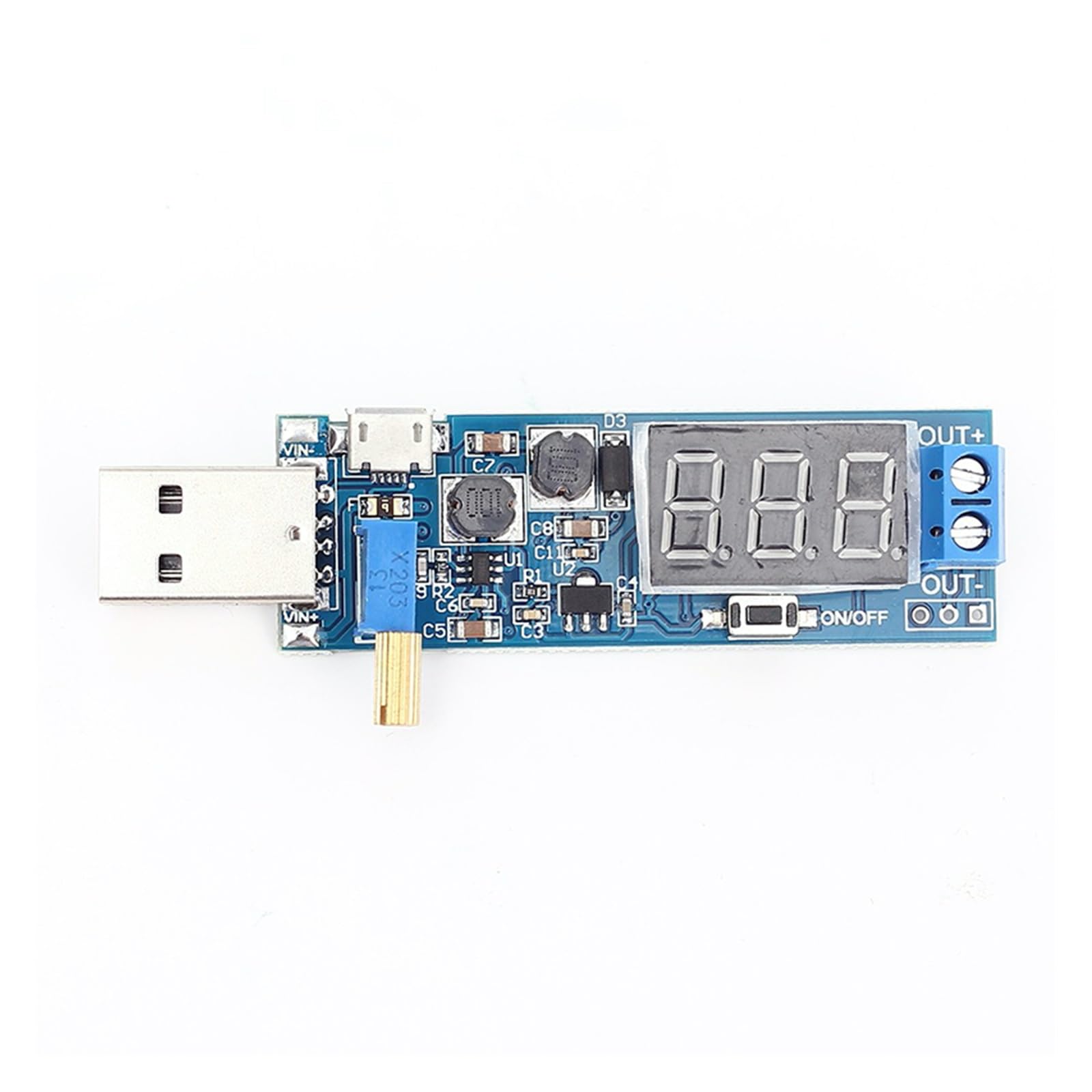DC 5 V bis 3,3 V 12 V Netzteil USB Step UP Down Netzteilmodul Einstellbarer Boost-Buck-Konverter USB Boost-Netzteilmodul DC 5 V bis 3,3 V 12 V Netzteil USB Step UP Down Netzteilmodul Einstellbarer Boost-Buck-Konverter USB Boost-Netzteilmodul von Supkancl