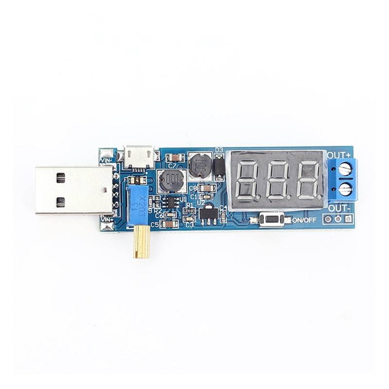 DC 5 V bis 3,3 V 12 V Netzteil USB Step UP Down Netzteilmodul Einstellbarer Boost-Buck-Konverter USB Boost-Netzteilmodul von Supkancl