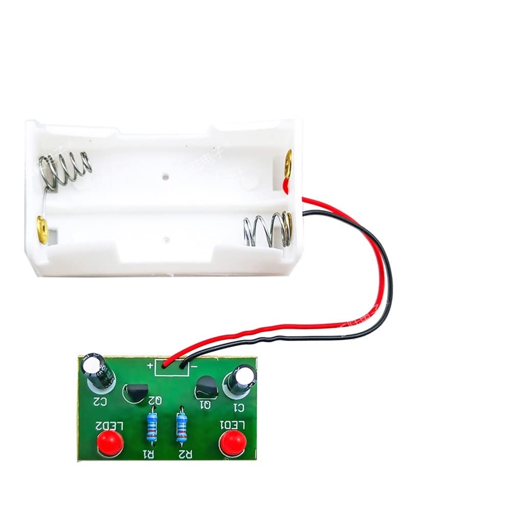 DIY Blinkendes LED-Kit Elektronische Schaltungen Multivibrator IC-Schweißtrainingssuite DIY Löten Teach Training IC-Teile DIY Blinkendes LED-Kit Elektronische Schaltungen Multivibrator IC-Schweißtrainingssuite DIY Löten Teach Training IC-Teile von Supkancl