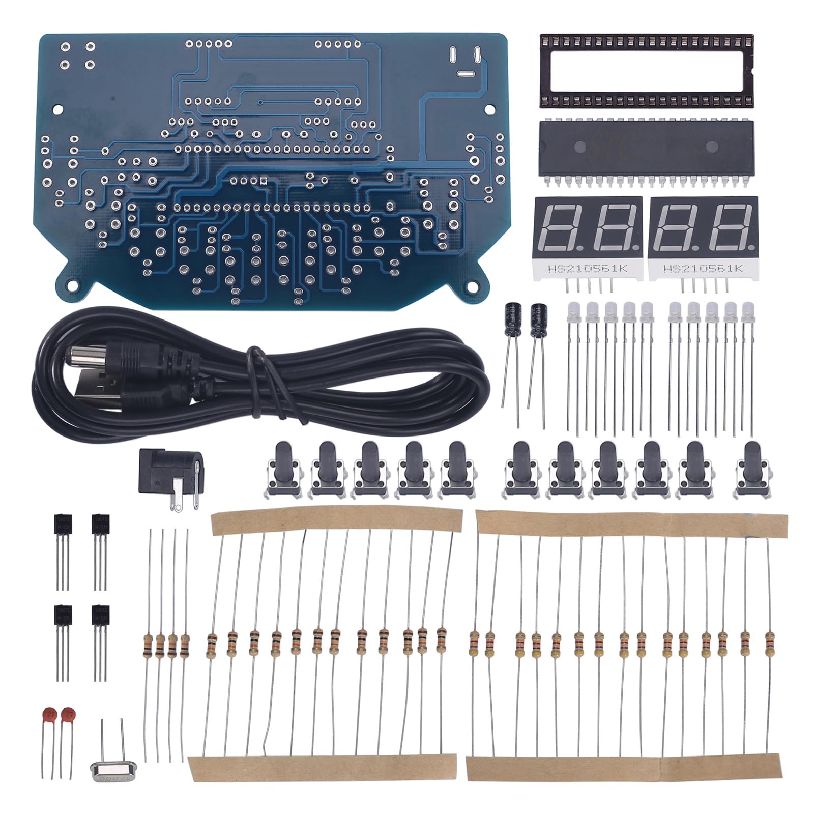 DIY Game Board Kit Whack-a-Mole Spiel MCU Chip Rapid Response Memory Training DC 5V Elektronisches Löttraining Rote LED DIY Game Board Kit Whack-a-Mole Spiel MCU Chip Rapid Response Memory Training DC 5V Elektronisches Löttraining Rote LED von Supkancl