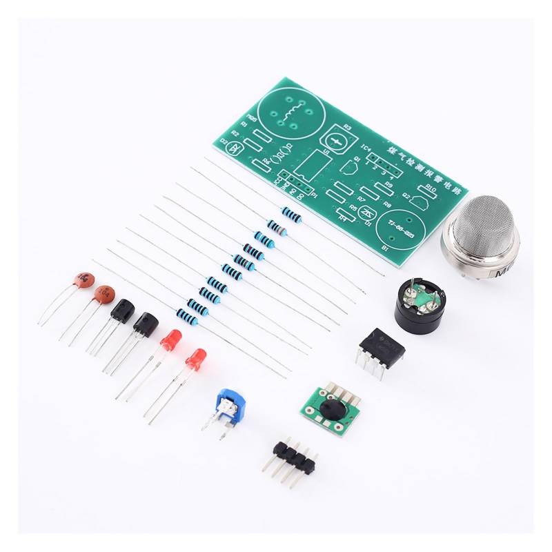 DIY Kit MQ-2 Rauchmelder Sensor Kohle CO2 CO Gas Alarm Elektronische Komponenten Schweißpraxis von Supkancl