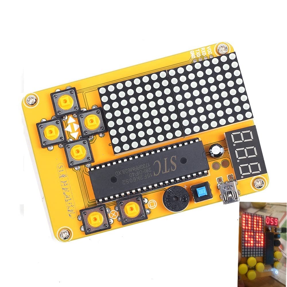 DIY-Kit Tetris Snake Plane Racing Game Kit DIY-Elektronik-Experimentierkit mit Shell-Tastensteuerung MCU-Computerspielmaschine DIY-Kit Tetris Snake Plane Racing Game Kit DIY-Elektronik-Experimentierkit mit Shell-Tastensteuerung MCU-Computerspielmaschine von Supkancl