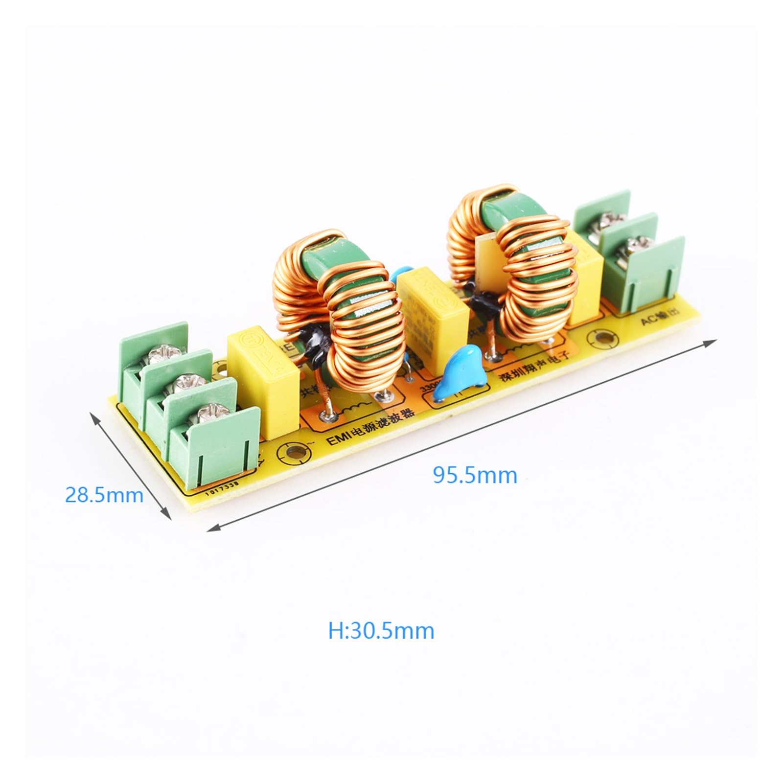 EMI-Elektromagnetisches Interferenz-Filtermodul AC 25A/18A/8A Leistungsfilter Anti-Interferenz for Verstärkermodul(18A Power Filter) von Supkancl