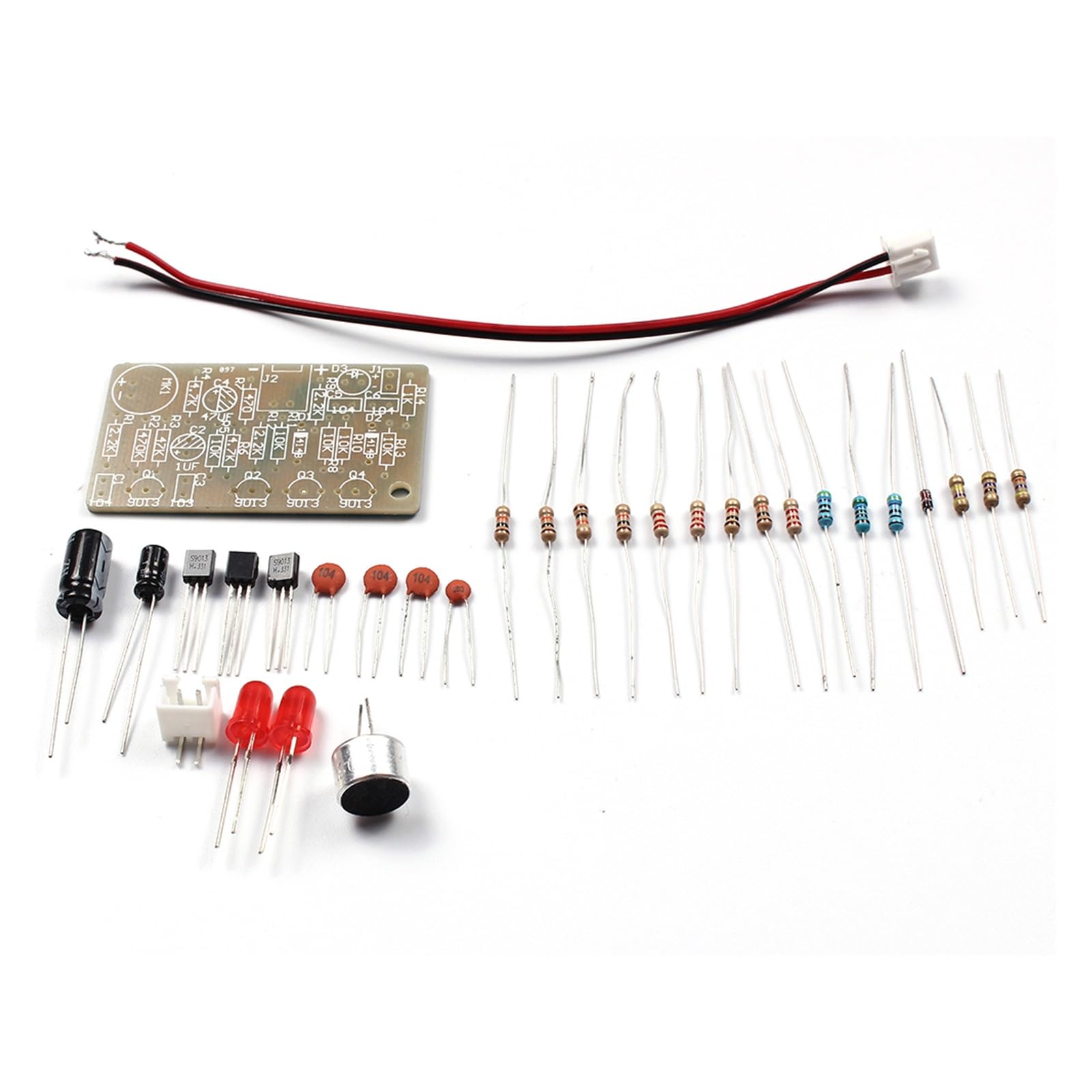 Elektronischer akustischer Klatschen-Steuerschalter DIY-Kit Schallsensor Elektronischer Schaltkreis DIY-Anzug Integriertes PCB-Modul Elektronischer akustischer Klatschen-Steuerschalter DIY-Kit Schallsensor Elektronischer Schaltkreis DIY-Anzug Integriertes PCB-Modul von Supkancl