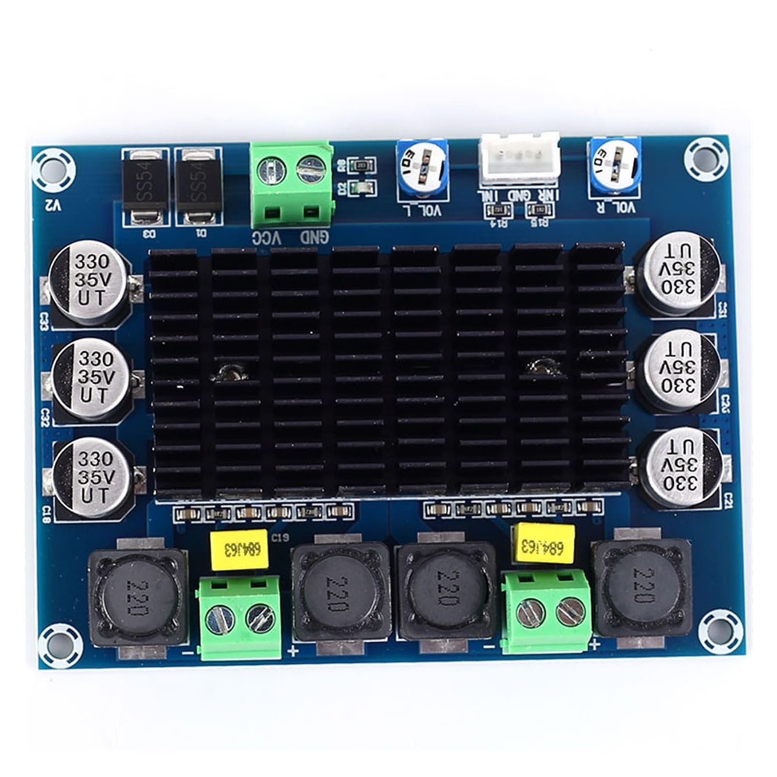 Supkancl DC 12V 24V TDA7498 Voice Audio Verstärkermodul Stereo 100W + 100W Digital Power Amplifier Board Supkancl DC 12V 24V TDA7498 Voice Audio Verstärkermodul Stereo 100W + 100W Digital Power Amplifier Board von Supkancl