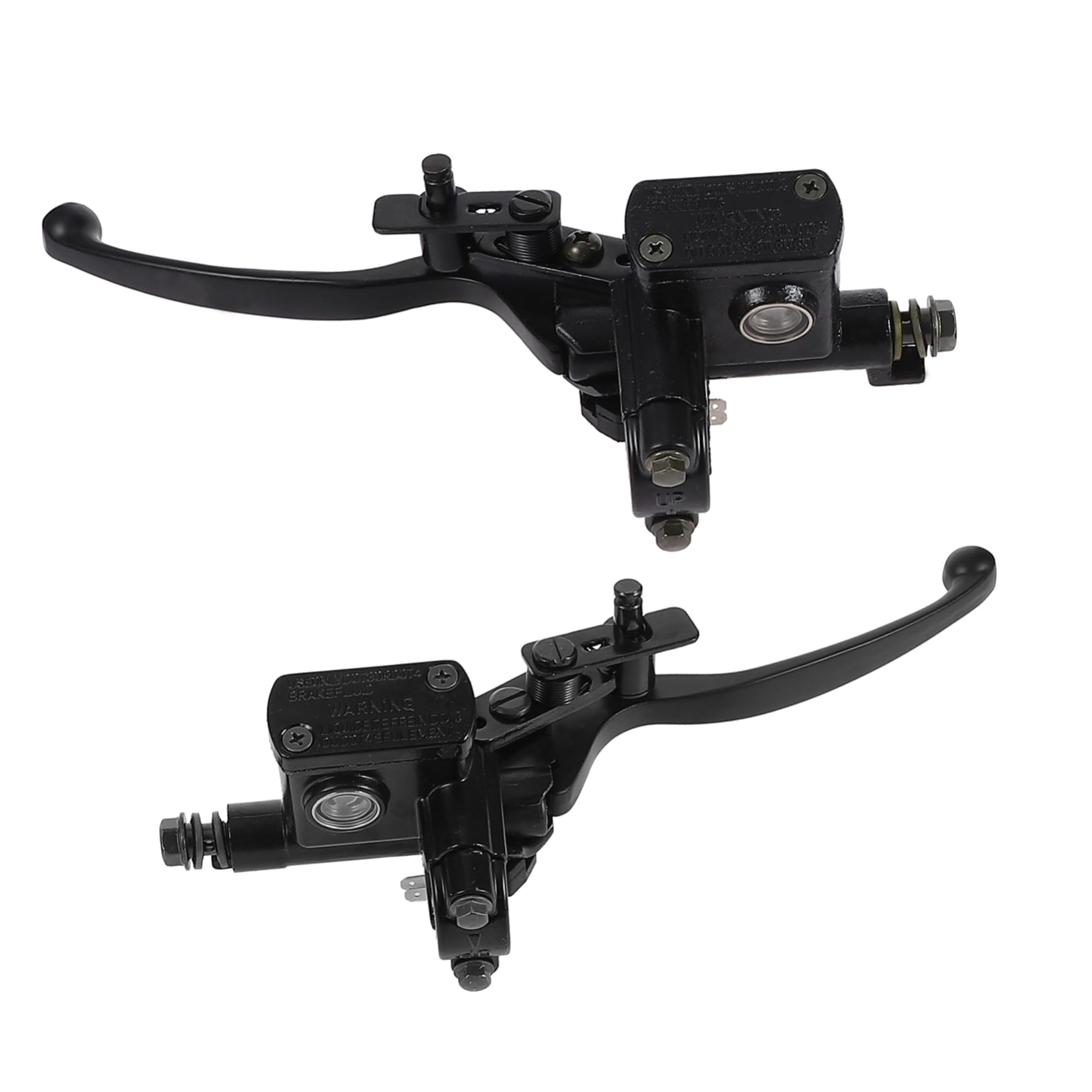 Supvox 1paar ATV Bremshebel Hydraulischer Bremszylinder Mit Parkhebel Links Und Rechts Kompatibel Mit Fahrzeugen Langlebig von Supvox