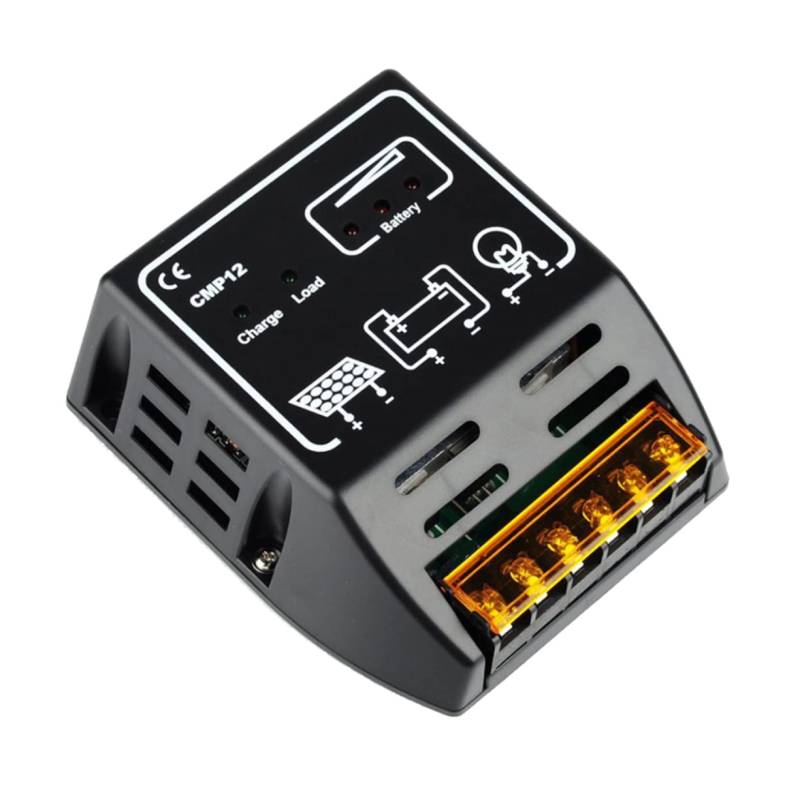 Supvox 12V Solarregler Für Kleine Solarsysteme Controller Für Solar Panel Installation Tragbar Für Camping Und Gartenanwendungen von Supvox