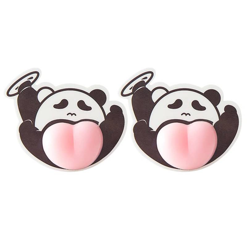 Surakey 3D Panda Hintern Auto Aufkleber, PVC Autoaufkleber, Autoschmuck, Universal, für Auto, Panda 2 Stück von Surakey