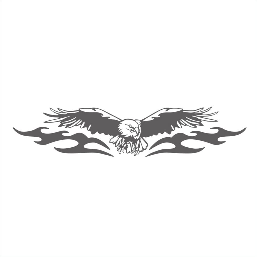 Motorhaube Aufkleber,3D Adler Aufkleber Wasserdicht Auto DIY Aufkleber Sticker Vinyl Adler Auto Dekorative Aufkleber Karosserie Seitendekoration Aufkleber für Auto Styling Dekoration Aufkleber,Grau Motorhaube Aufkleber,3D Adler Aufkleber Wasserdicht Auto DIY Aufkleber Sticker Vinyl Adler Auto Dekorative Aufkleber Karosserie Seitendekoration Aufkleber für Auto Styling Dekoration Aufkleber,Grau von Surakey