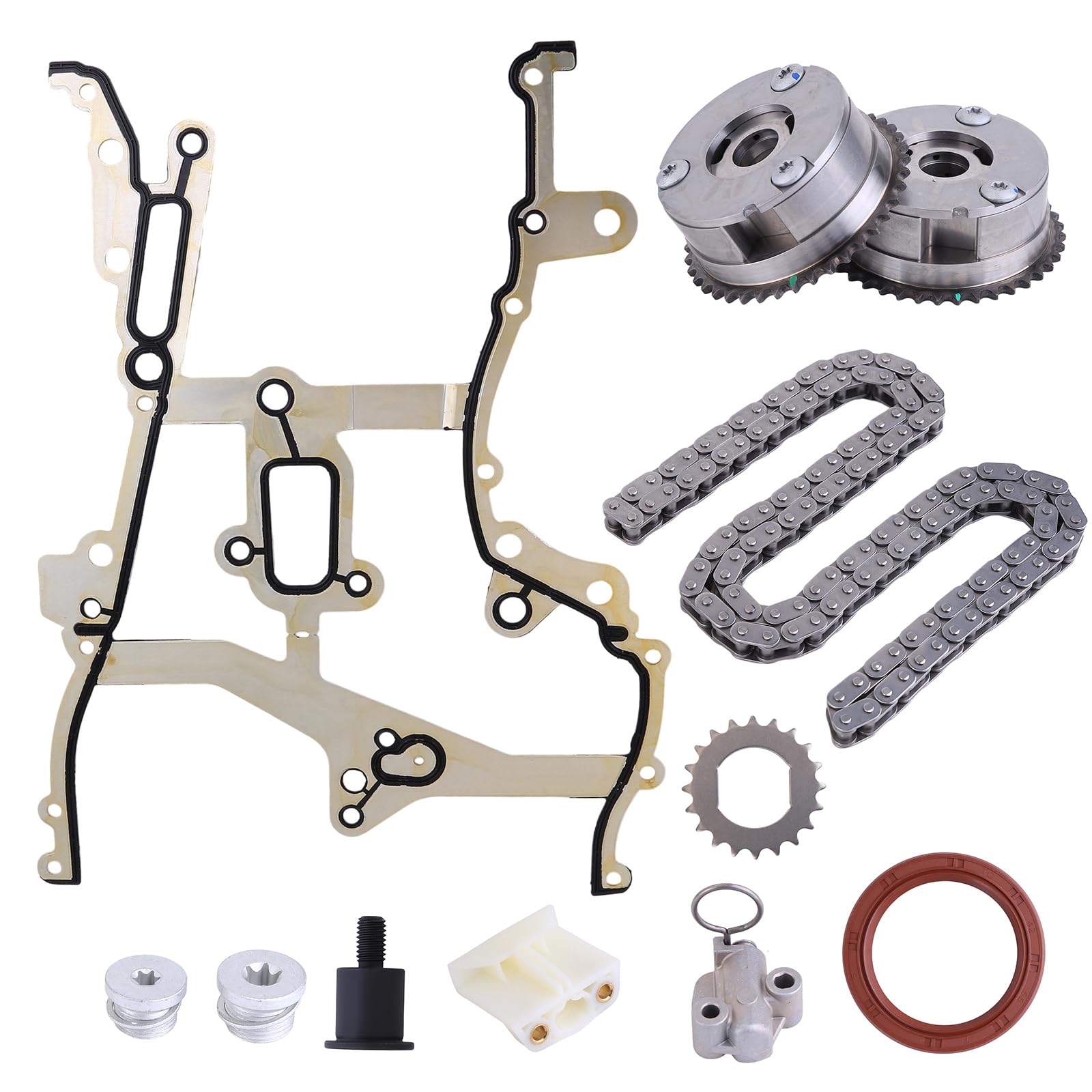 Surakey Control Chain Set 55562234 Compatible for Chevrolet Aveo Opel Adam Astra J Corsa D Insignia A 1.2 1.4 von Surakey